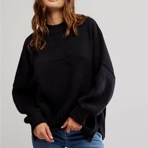 Free People Easy Street Tunic in Black size S